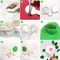 Gumpaste Flowers and Leaves Fondant Tool Kit-6set Fondant Flowers Silicone Mold 7set Gum Paste Flower Cutter Set 20 Flower Clay Modeling Tools 1 Leaf Veining Board 1 Flower Foam Pad 6 Fondant Brushes